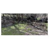 Various Sized Tires, Barbed Wire, Metal Fence