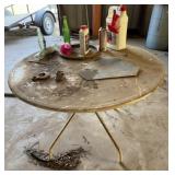 Round Tables, Vintage Bottles, Hook