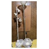2  Fans, 2 Floor Lights, Desk Lamp