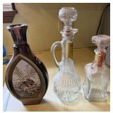 4+/- Vintage Empty Alcohol Bottles