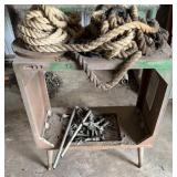 Rope, Sprinkler Heads, Vintage TV Box