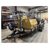 light tower with tandem axle trailer 16