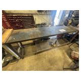 Homemade metal workbench 8