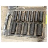 1/2" Standard drive impact deep sockets,
