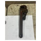 Ridgid Steel pipe wrench 12" (1)