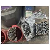 Welding helmet (2), welding rod, 6011, 7018