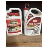 contents of shelf:1 gal hand sprayer, insect spray