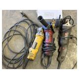 Side angle grinders: Dewalt, Bauer, Porter Cable