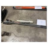 Roper steel post hole diggers, post tamper