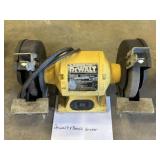 Dewalt 8" bench grinder &  4 1/2" angle grinder