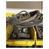 trailer lights, fuses, wiring w/shelf