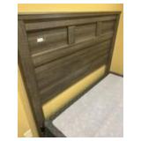 wood bed frame ( 63" across)