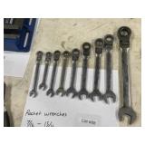 Rachet wrenches (9) 7/16"-15/16"