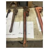 Ridgid Steel pipe wrench 36" (1)