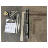 12", 24" framing squares, magnet square,