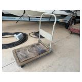 Folding metal cart