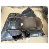 10 metal folding chairs