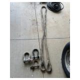 Tow rope, d rings