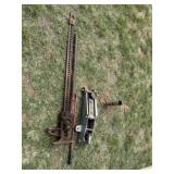 Hi lift Jack, small floor jack, trailer jack foot