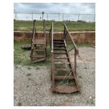 Tank steps and dike crossing