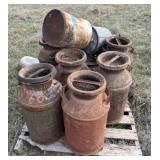 Milk cans