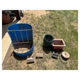 Feeder, water trough, tank heater, tank floats,