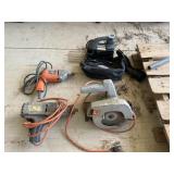 Electric- impact, drill, circular saw. 12v air