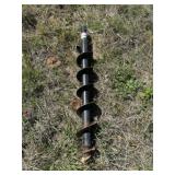 6" post hole auger bit