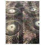56" Rake Wheels, 2 L & 2 R (used)