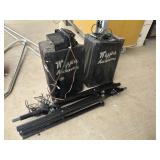 Liberty speakers w/ stands, cb radio