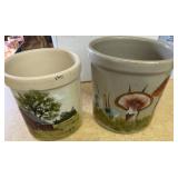 2 Small Crocks