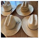 4 Cowboy Hats