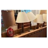 5 Vintage Table Lamps