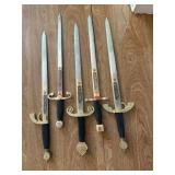 5 Vintage Daggers