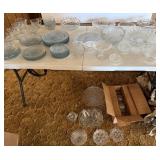 Bubble Pattern Glass Dishes, Clear Glass Dishes