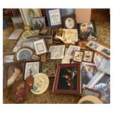 Large Lot of Framed Art & Wall Decor
