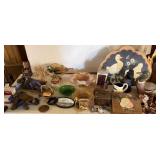 2 Guitar Tuners, Colored Glassware, Coasters,