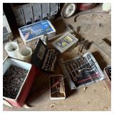 Small Cooler Full of Nails, Wrenches, Allen