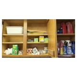3 Cabinets of Cleaning & Household