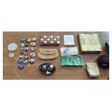Vintage Buttons, Coin Purses, Handkerchiefs