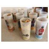 10+/- "Famous Oklahoma Indians" Knox Glasses