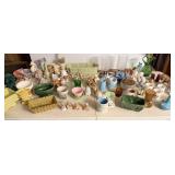Planters, Candlesticks, Figurines, Hobnail Vase,