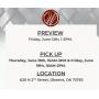 Preview & Pick Up Information