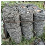 27+/- Rolls of Red Brand Barbed Wire