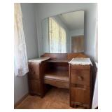 Vintage Vanity & 4 Drawer Chest
