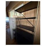 4 Drawer Filing Cabinet & Metal Shelf