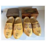 Handmade Wood Shoes and Boxes