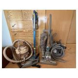 4 Vacuums incl. Shark & Kirby Sentria, 1 Handheld