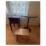 2 Side Table & Small Stool