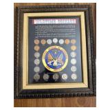 Wartime Coinage Framed Set